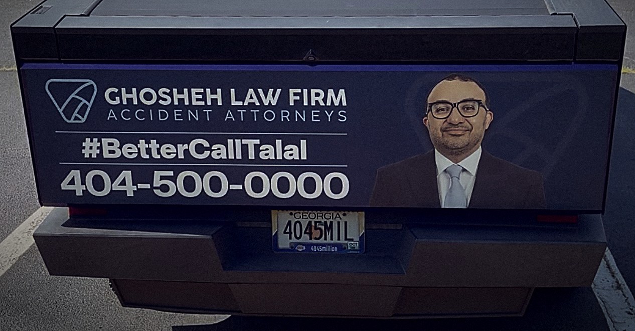 #BetterCallTalal on the back of Talal's Cybertruck